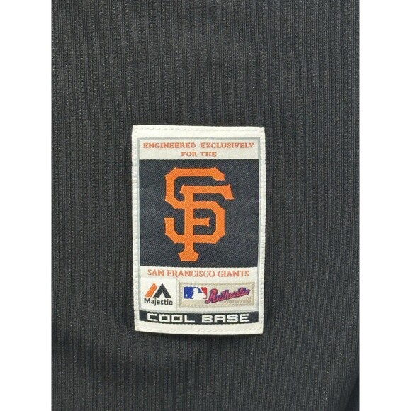 MLB Majestic San Francisco Giants Authentic Jersey Mens 40 Cool Base Stitched - Picture 5 of 13